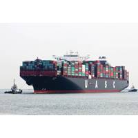 The 15,000 TEU megaboxer MV SAJIR to be converted to methane for operation (©Hapag-Lloyd)