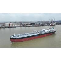 The 57,000 dwt Greenway, an LNG dual fuel Suezmax tanker built by GSI shipyard in China for Singapore headquartered shipowner Eastern Pacific Shipping Pte. Ltd. (Photo: Guangzhou Shipyard International)