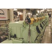 Wes Amelie is now driven by a 7,800 kW MAN 8L51/60DF main engine. (Photo: Wessels Reederei)