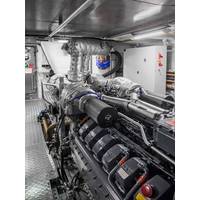 Now available from MAN Engines: 12-cylinder engines for IMO Tier III featuring the modular exhaust gas aftertreatment system and spanning a power range from 551 to 1,213 kW.
