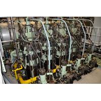 The MAN B&W ME-GA engine pictured at MAN Energy Solutions’ Research Center Copenhagen (Photo: MAN Energy Solutions)