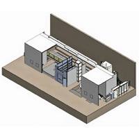 Figure 1. One of two new machining centers with both milling and latching functions. The machining centers are of 20 meters in length for scale. Illustration: PAMA S.P.A
