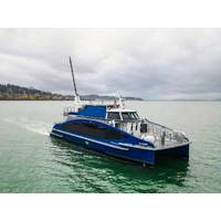 ZEI, formerly Golden Gate Zero Emission Marine, launched 2017, is a hydrogen technology company that develops and sells power systems for a range of marine applications. It is best known for the Sea Change, the first commercial hydrogen fuel cell ferry in the world. (Photo: All American Marine)