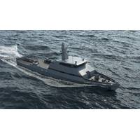 Graphical rendering of the OPV-45 (picture courtesy Israel Shipyards)