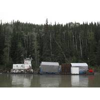 Inland Barge Services’ push boat Ramona serves the communities along Alaska’s Yukon River (courtesy of Inland Barge Service Inc)