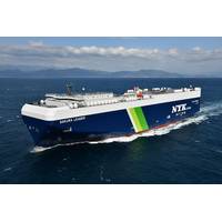 LNG-fueled PCC "SAKURA LEADER". Photo Courtesy Mitsubishi Shipbuilding Co., Ltd.