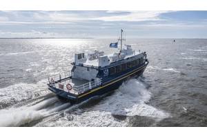 HamiltonJet’s latest innovation – the LTX waterjet – has moved from initial design to commercial reality, with the first LTX36 jets commissioned on a 20-m passenger ferry in The Netherlands. Image courtesy HamiltonJet