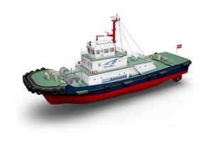 A trio of marine powers in Japan -- NYK, IHI Power Systems Co., Ltd., and ClassNK -- seek to develop the world’s first ammonia-fueled tugboat. Image Courtesy NYK, IHI Power Systems, ClassNK