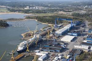 Meyer Werft’s shipyard in Turku, Finland (Photo: Meyer Werft)