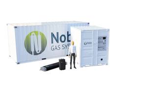 Noble Gas Systems Conformable Compressed Gas Storage System can take nearly any shape and size which accommodates use in the transportation, aviation, marine and bulk storage industries. (c) NGS