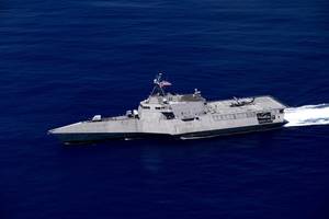 File photo: U.S. Navy Independence class littoral combat ship USS Gabrielle Giffords (LCS-10). (Photo: Josiah J. Kunkle / U.S. Navy)

