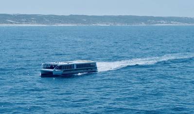 The 24 X 5.5-meter MV Tricia on sea trials (Photo: Cummins)