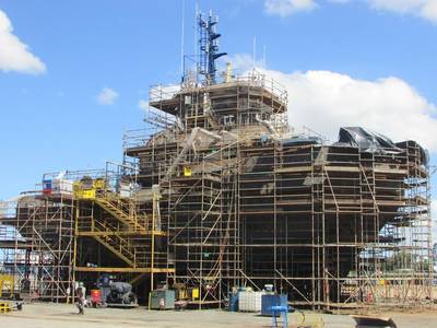 Four new 80-ton bollard pull tugboats being built by Detroit Brasil, Ltda. will be operated by Starnav Servicos Maritimos Ltda. (Photo: Detroit Brasil Shipyard)