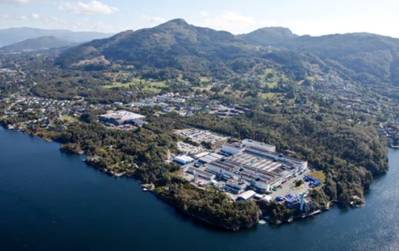 Bergen Engines plant in Hordvikneset near Bergen, Norway (Photo: Rolls-Royce)