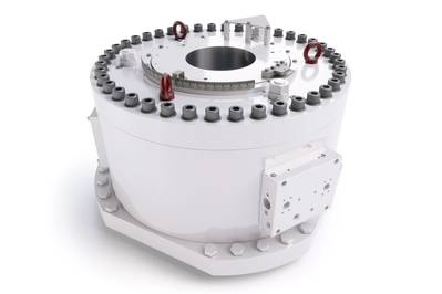 Damen Marine Components is to supply the steering system for Austral Fisheries’ fishing vessel Cape Arkona. Pictured is a Van der Velden COMMANDER rotary vane steering gear, one of the components of the installation. (Photo: Damen Shipyards Group / Van der Velden)