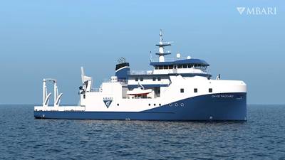 RV David Packard. Image credit Glosten © 2021 MBARI