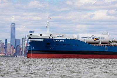 Fure Ven is one of the eight LBG/LNG powered sister vessels designed by Furetank designed for maximum climate and environmental efficiency. (Photo: Furetank)