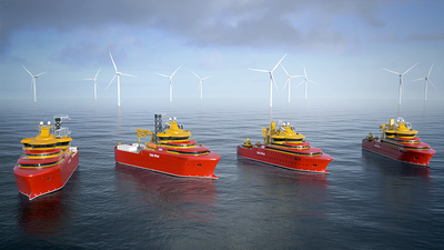 The new electric Voith Schneider Propeller will be delivered for four offshore supply vessels of the Norwegian shipping company Østensjø. (Image: Østensjø)