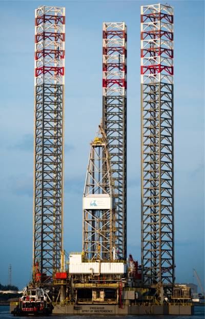 Endeavour Jack-up Rig: Photo credit Buccaneer