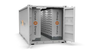 ORCA Energy battery system (Credit: Corvus Energy)