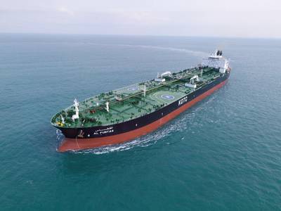 The M/T Al Funtas is one of four KOTC very large crude carriers (VLCCs) to be retrofitted with the Wärtsilä Fuel Efficiency Boost. (Photo: KOTC)