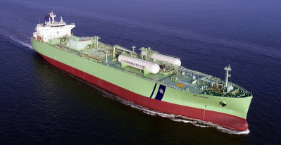 BW Gemini is the world's first VLGC to run on LPG fuel. (Photo: BW LPG)
