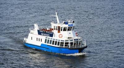 The Gothenburg Port Authority's inspection vessel Hamnen (Photo: Gothenburg Port Authority)