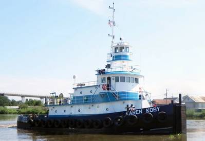 M/V Karen Koby, was fitted with twin ABS-certified S12R-Y2MPTK Mitsubishi engines 