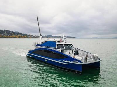 ZEI is best known as the technology team behind the Sea Change ferry, the world’s first commercial hydrogen fuel cell vessel. (File photo: All American Marine)