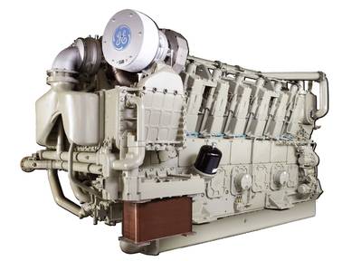 L250/V250 Marine Diesel Engine (Image: GE)