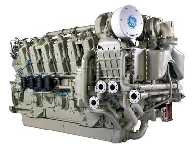 GE Marine Tier 4 Certified 12V250 Diesel Engine (Image: GE)