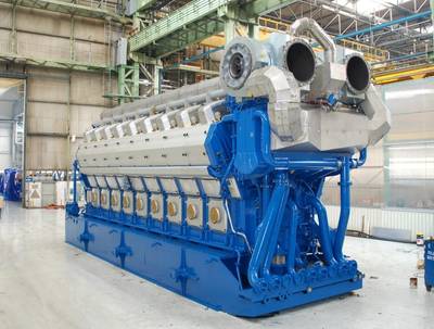 50 DF Marine Diesel Engine: Image courtesy of Wärtsilä