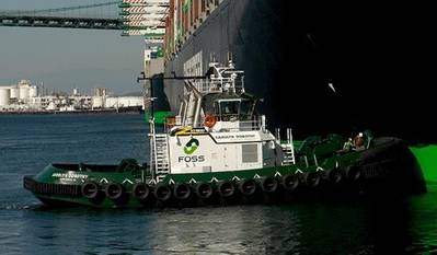 A Foss Maritime Tugboat: Photo courtesy of Foss Maritime