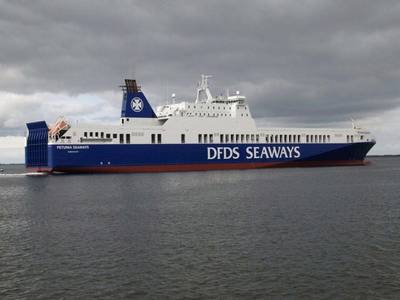 RoRo Petunia Seaways: Photo courtesy of DFDS