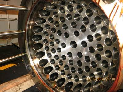 Piston crown on NAVIGO 6 CO in excellent condition (Photo: LUKOIL Marine Lubricants)