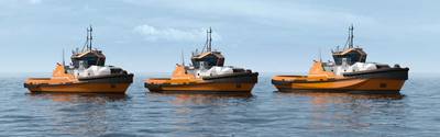 The new portfolio of Wärtsilä HYTug designs (Image: Wärtsilä)