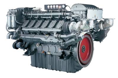 the 12AY series High-Speed Commercial Workboat diesel engine.