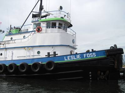 Tugboat Leslie Foss: Photo credit Marcon International