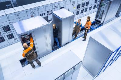 Wärtsilä's test facility is equipped to carry out full scale testing of the LLH integrated with Wärtsilä distribution system. (Photo: Wärtsilä)