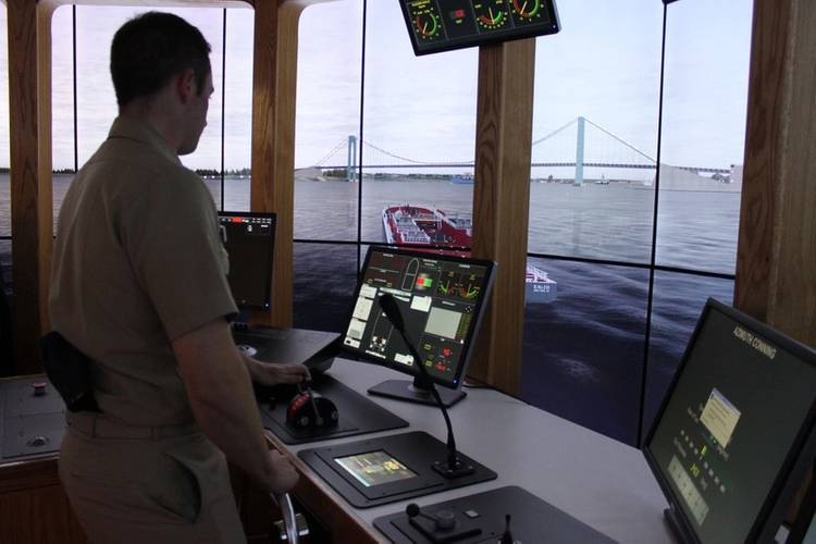 The new Bouchard Tug & Barge Simulation Center on the campus of SUNY Maritime. (Photo: Greg Trauthwein)