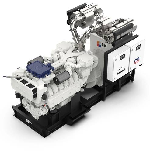 CMB.TECH & DBR Marine dual fuel hydrogen genset courtesy of CMB.TECH.