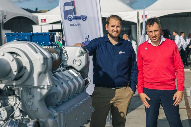 CMB.TECH & DBR Marine dual fuel hydrogen genset courtesy of CMB.TECH.