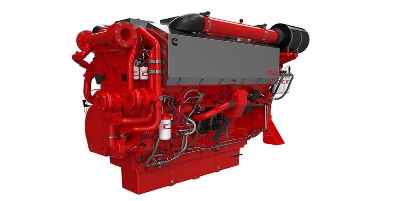 Cummin's QSK60 engine.
Image Courtesy Cummins