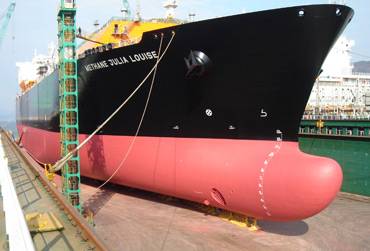 Current LNG ship designs are already highly efficient. The Blue Amazon project is pushing the limits to achieve even higher efficiency. (Photo: BG Group)