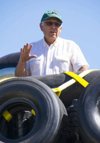 Daryl Jones at the launch of the David J (Photo courtesy of Haig-Brown/Cummins)