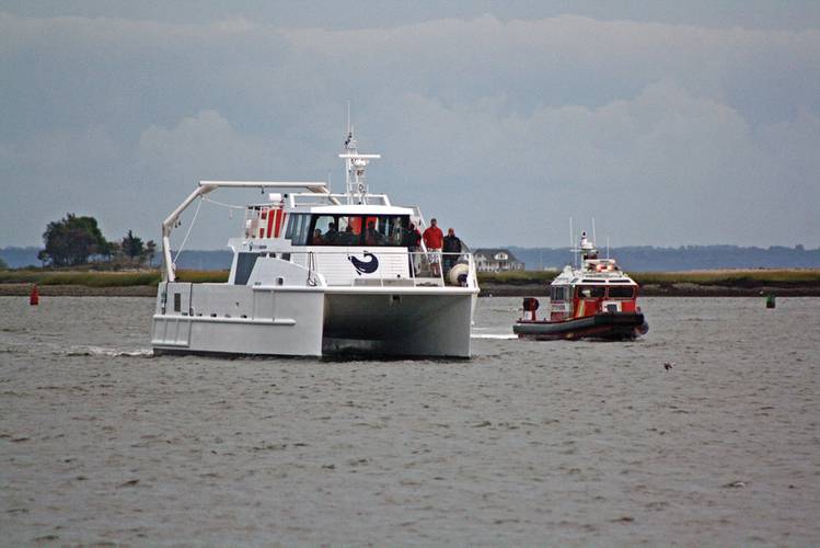 The $2.7m environmentally friendly research vessel, Spirit of the Sound.