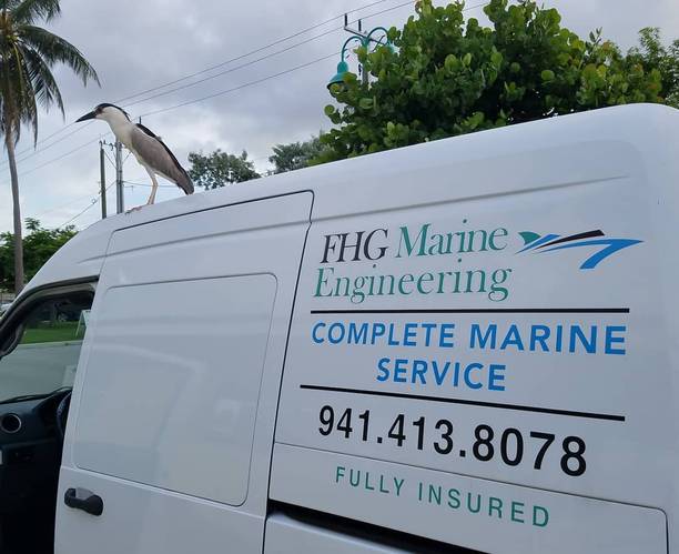 FHGME services yachts in South Florida. Photo courtesy FHGME. 