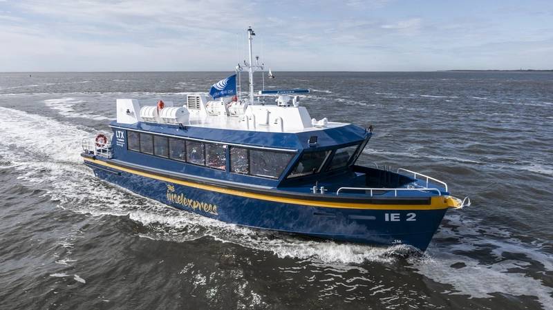 HamiltonJet’s latest innovation – the LTX waterjet – has moved from initial design to commercial reality, with the first LTX36 jets commissioned on a 20-m passenger ferry in The Netherlands. Image courtesy HamiltonJet