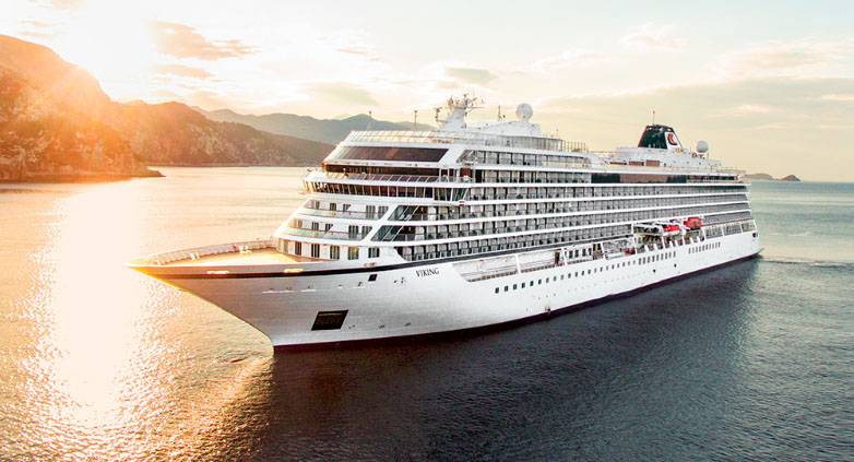 A hydrogen-powered cruise ship may be modeled on the same design as Viking Cruises’ most recent vessel, the Viking Sun. (Photo: Viking Cruises)