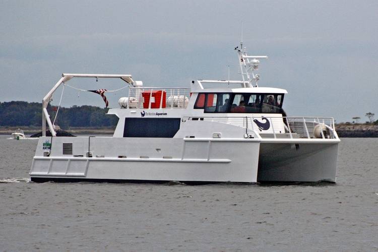 The $2.7 million environmentally friendly research vessel, Spirit of the Sound (Photo courtesy of the Maritime Aquarium at Norwalk)
